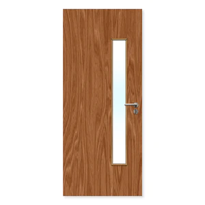 FDR 25G Made To Measure External Plywood Paint Grade FD30 Glazed Fire Door