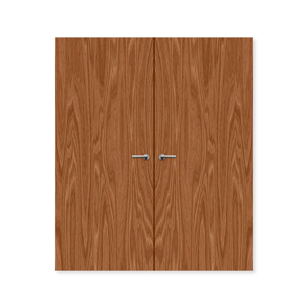 FDR Bespoke External Plywood Paint Grade Flush Double FD30 Fire Door